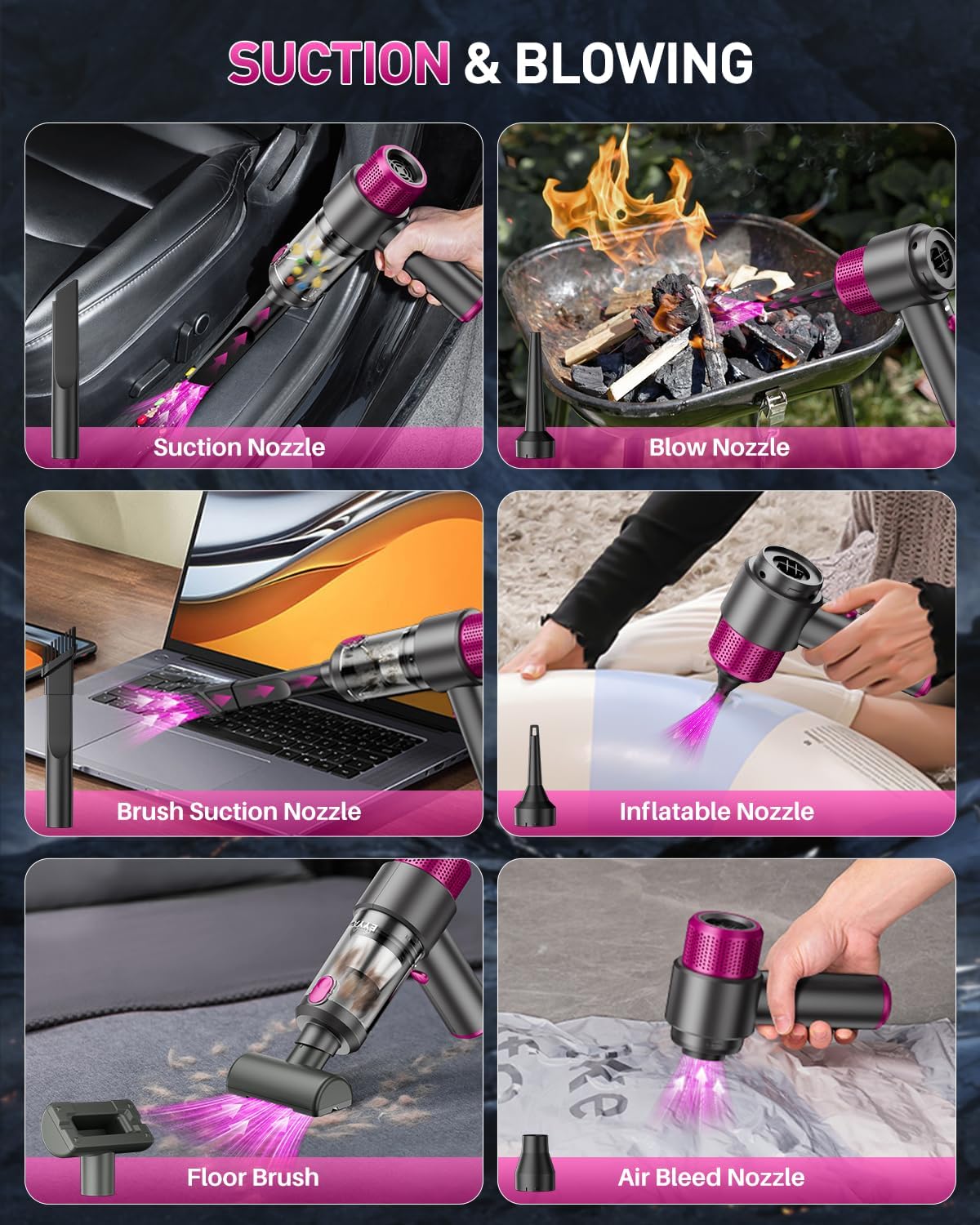 Handheld Cordless Car Vacuum Cleaner